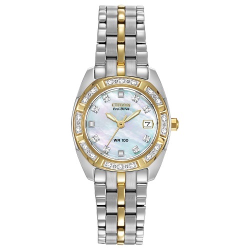 Citizen Paladion Mother of Pearl Dial Brushed two Tone Stainless Steel Ladies Watch Citizen Paladion Mother of Pearl Dial Brushed two Tone Stainless Steel Ladies Watch