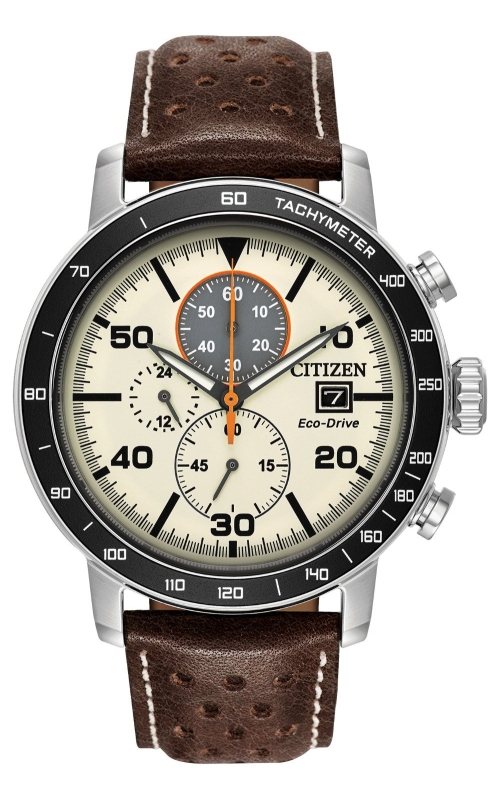 Citizen Brycen Chronograph Light Brown Dial Men's Watch