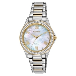 Citizen POV Eco-Drive Mother of Pearl Dial Ladies Watch