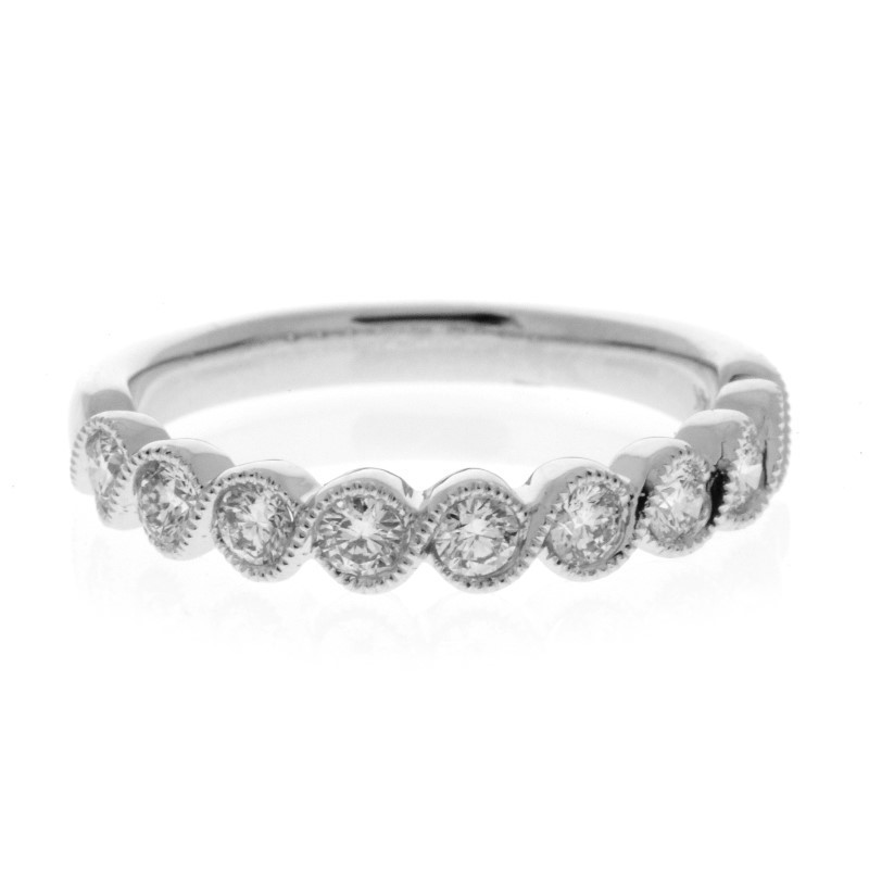 Diamond Bezel Set Band
