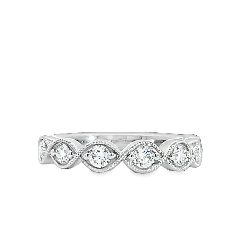 7 Stone Diamond Marquise Milgrain Band 7 Stone Diamond Marquise Milgrain Band