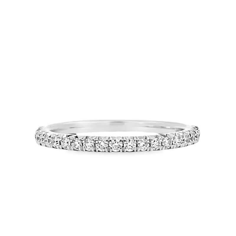 White Gold Diamond Band White Gold Diamond Band