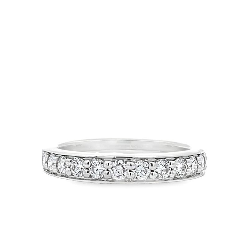 14k White Gold .63cttw Diamond Wedding Band 14k White Gold .63cttw Diamond Wedding Band