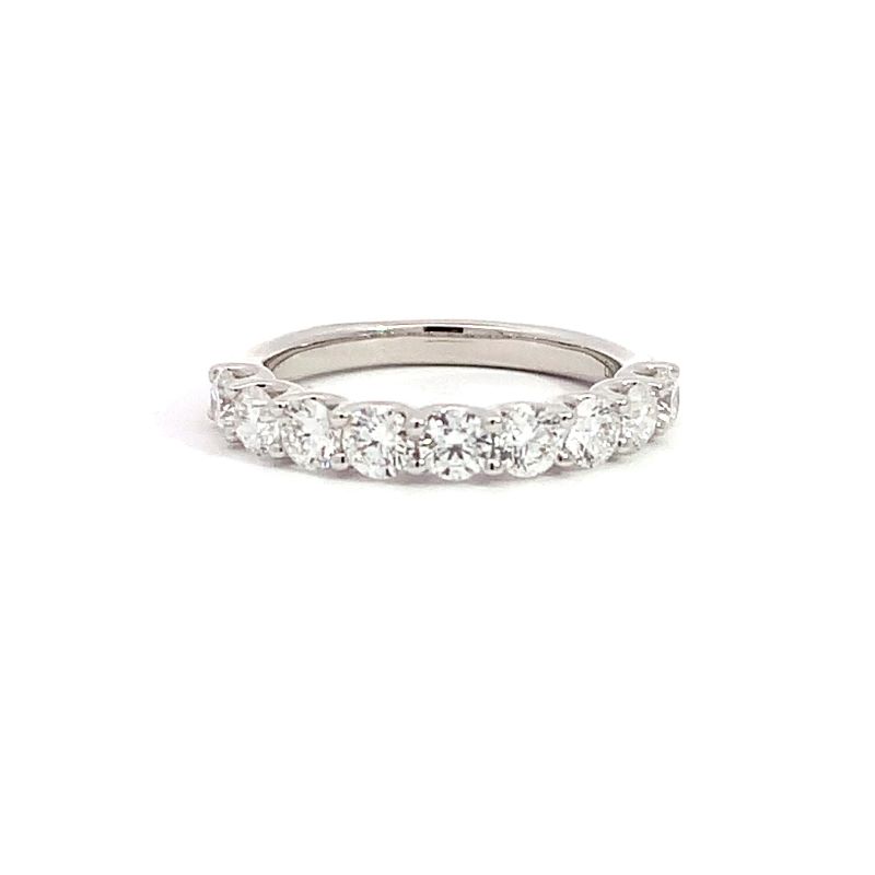14k White Gold Diamond Wedding Band 14k White Gold Diamond Wedding Band
