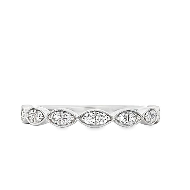 14k White Gold 1/4cttw Diamond Band 14k White Gold 1/4cttw Diamond Band
