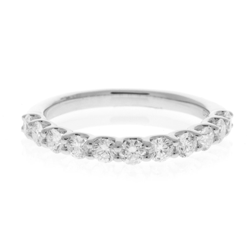 White Gold Diamond Band White Gold Diamond Band