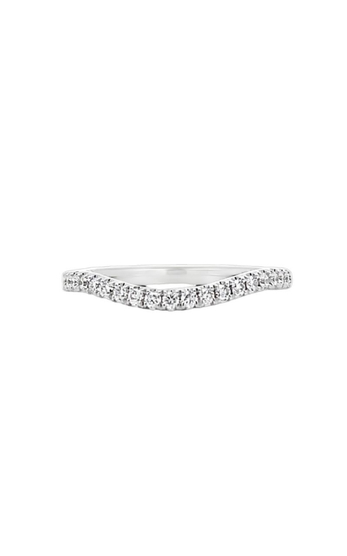 Diamond Curved Wedding Band