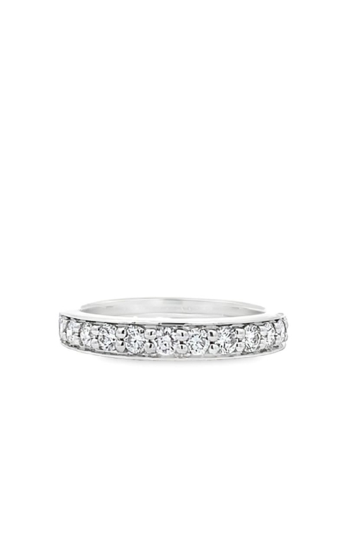 14k White Gold .63cttw Diamond Wedding Band