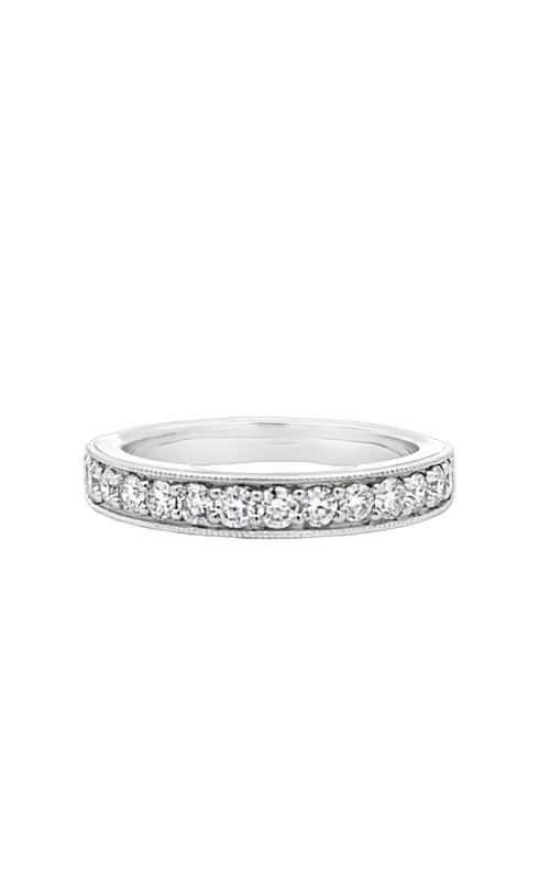 14k White Gold Diamond Wedding Band