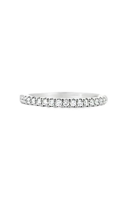14k White Gold Diamond Wedding Band 1/4cttw