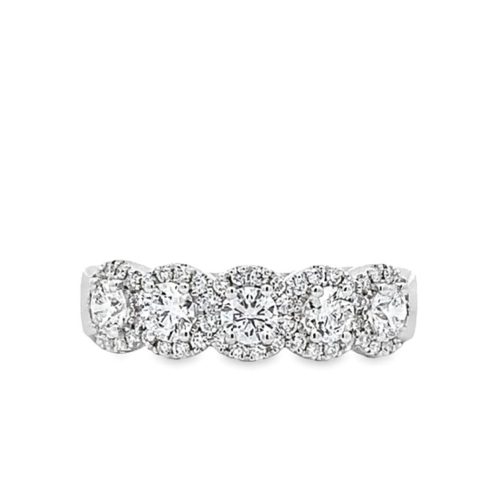 14K White Gold Diamond Ring