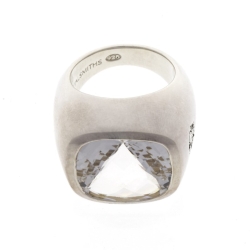 Metalsmiths Sterling Silver Crystal Fashion Ring thumbnail 3