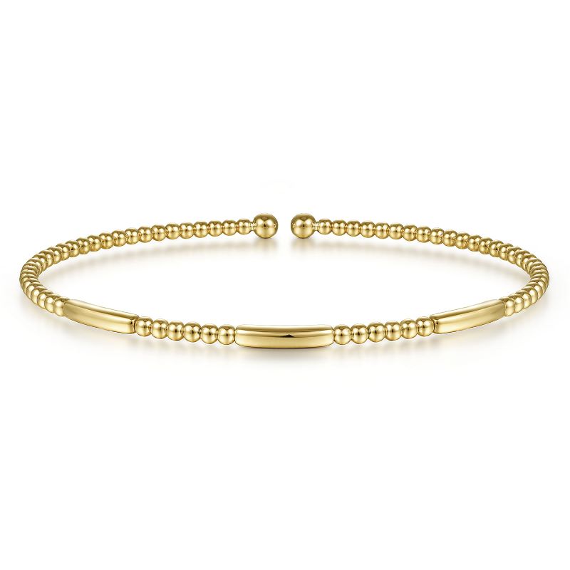 14K Yellow Gold Bujukan Open Bangle 14K Yellow Gold Bujukan Open Bangle