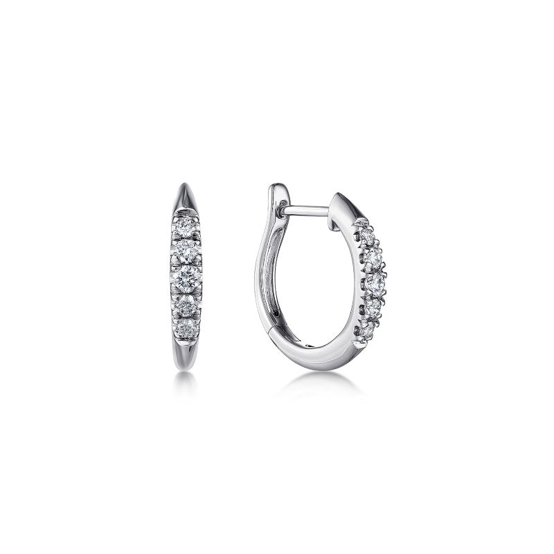 Diamond Huggie Earrings Diamond Huggie Earrings