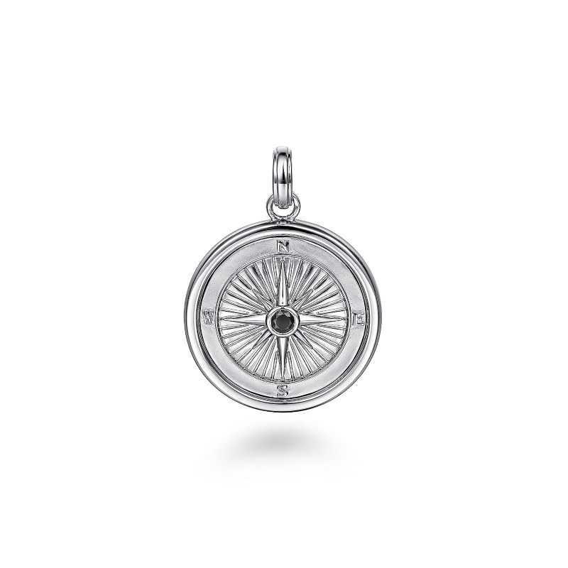 Sterling Silver Compass Pendant Sterling Silver Compass Pendant