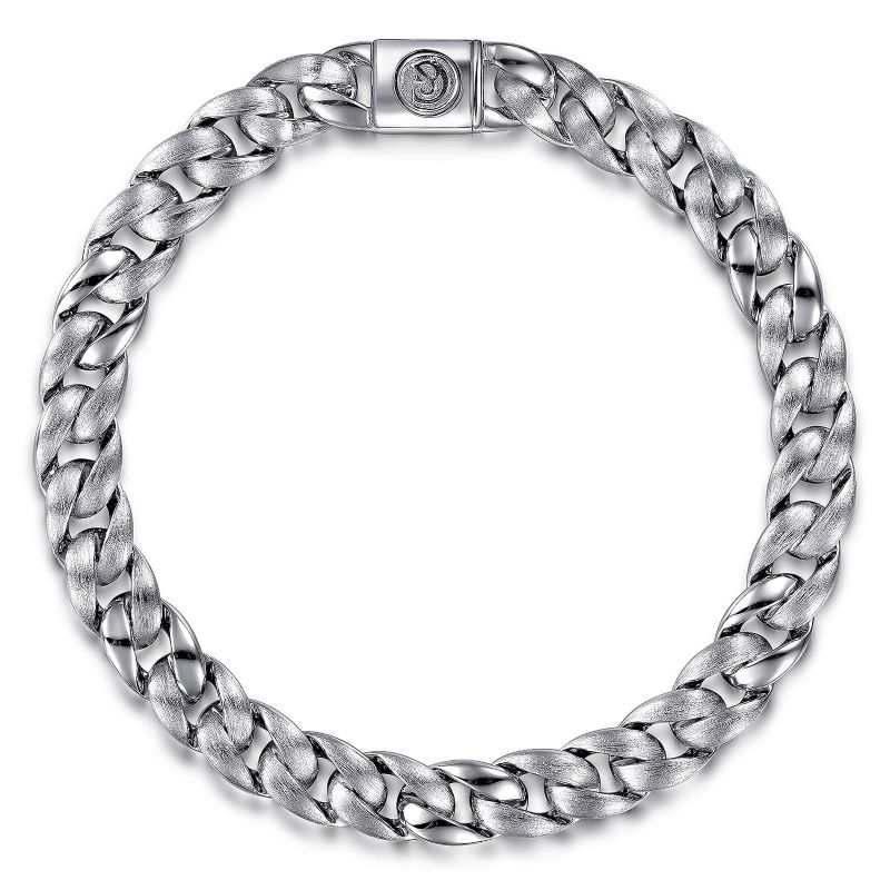 Sterling Silver Cuban Link Chain Bracelet Sterling Silver Cuban Link Chain Bracelet