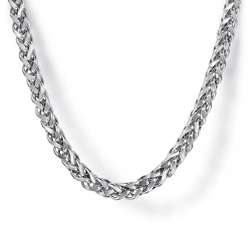 22 Inch Sterling Silver Men's Wheat Chain 22 Inch Sterling Silver Men's Wheat Chain