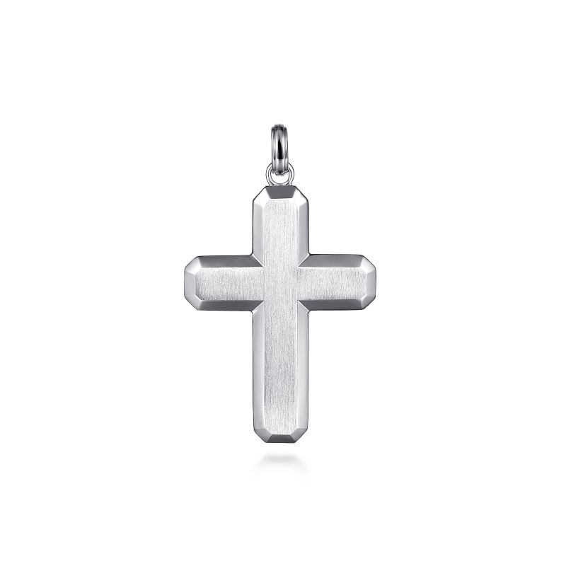 Sterling Silver Geometric Cross Pendant Sterling Silver Geometric Cross Pendant