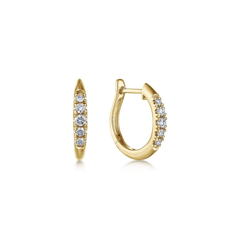 Diamond Huggie Earrings Diamond Huggie Earrings