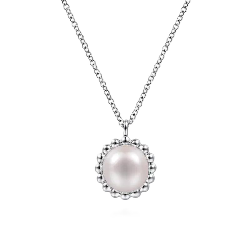 Sterling Silver Bujukan Pearl Pendant Necklace Sterling Silver Bujukan Pearl Pendant Necklace