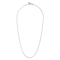 Sterling Silver Solid Men's Wheat Chain Necklace thumbnail 2
