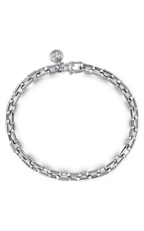 Sterling Silver Faceted Chain Bracelet