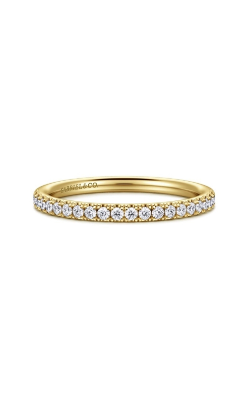 14K Yellow Gold Diamond Wedding Band