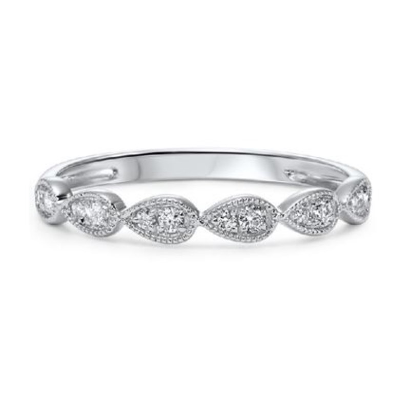 Teardrop Diamond Band