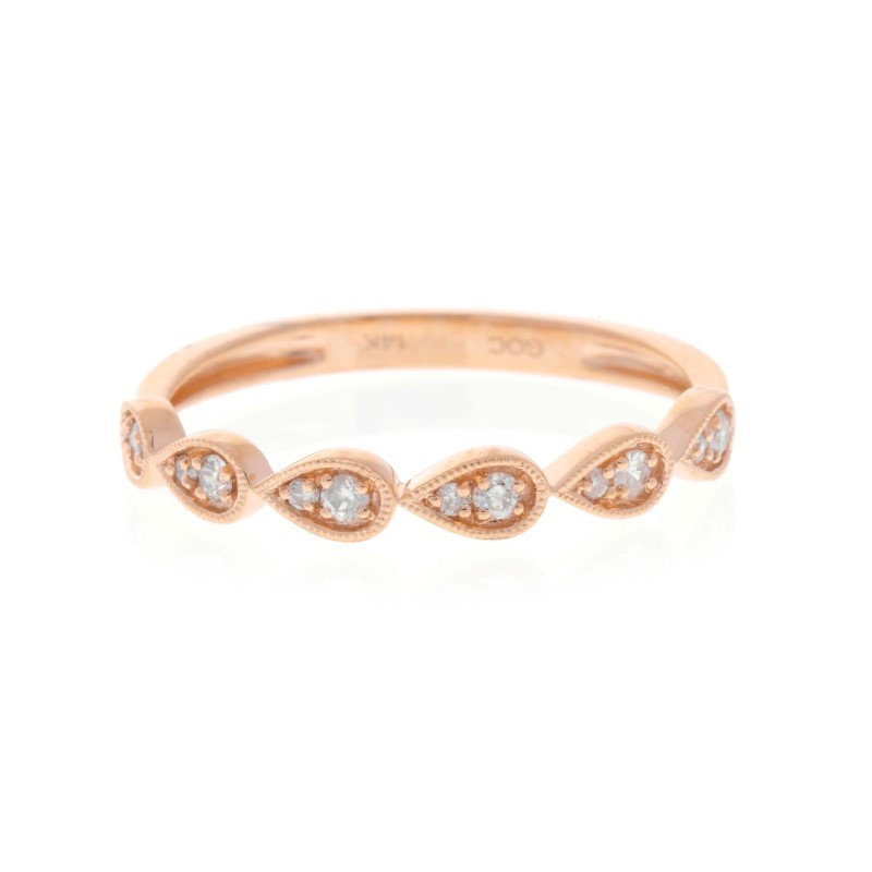 14K Rose Gold Diamond Ring
