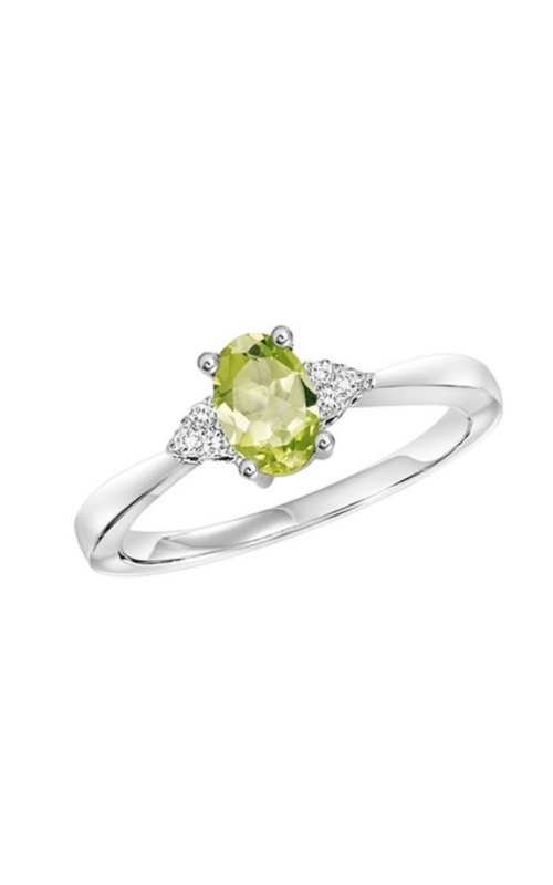 Peridot and Diamond Ring