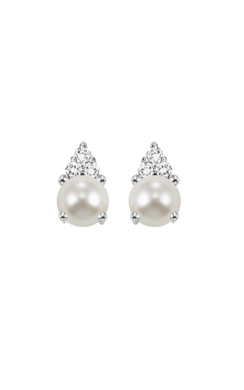 Pearl and Diamond Earrings