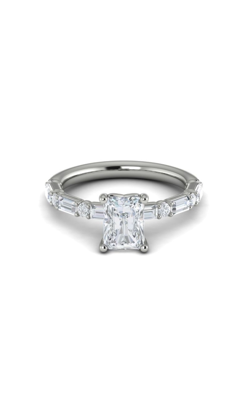 Medawar Crown Collection 1.50ct Emerald Cut Lab Grown Diamond Engagement Ring