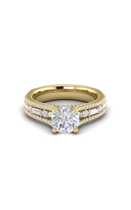 Medawar Crown Collection 14K Yellow Gold 2.06ct Lab Diamond Engagement Ring