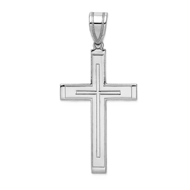 14k White Gold Cross Pendant 14k White Gold Cross Pendant