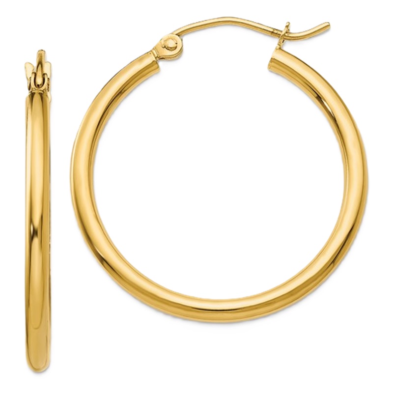 14k Yellow Gold Hoop Earrings 14k Yellow Gold Hoop Earrings