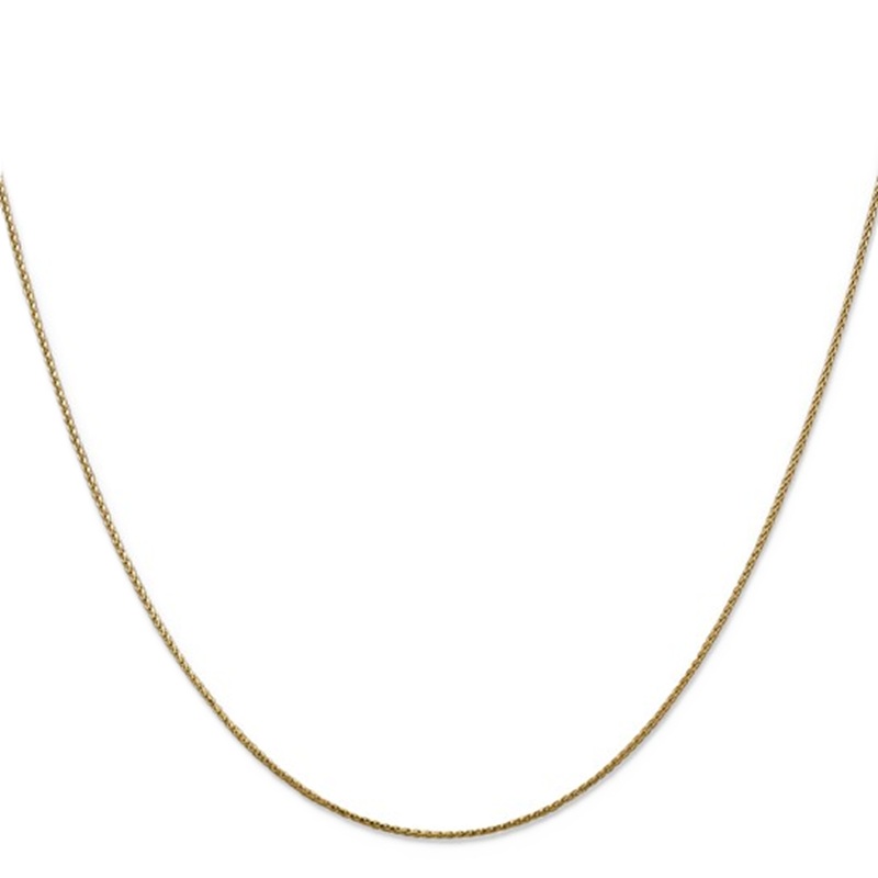 14k Yellow Gold Diamond-Cut Spiga 18 inch Chain 14k Yellow Gold Diamond-Cut Spiga 18 inch Chain