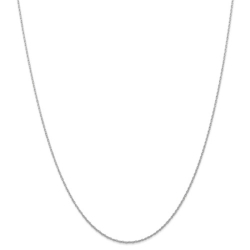 14K White Gold 18' Carded Chain Chain