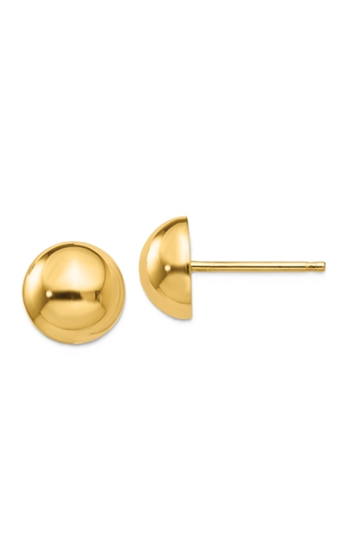 14k Yellow Gold Ball Earrings