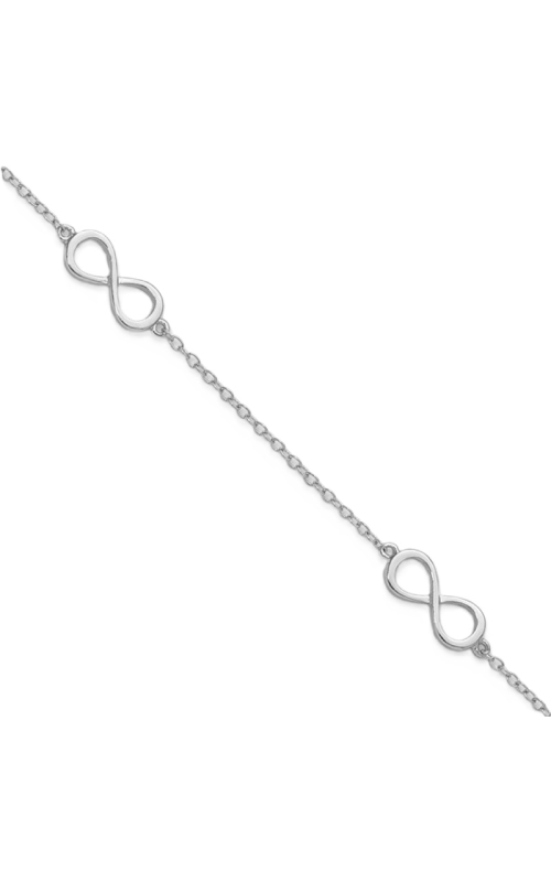 Sterling Silver Infinity Anklet Bracelet
