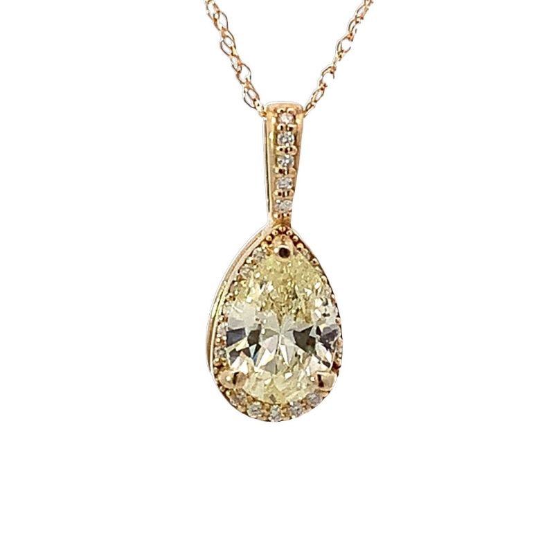 Yellow Diamond Pendant