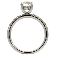 Round Diamond Center Engagement Ring thumbnail 3