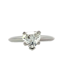 Heart Diamond Engagement Ring