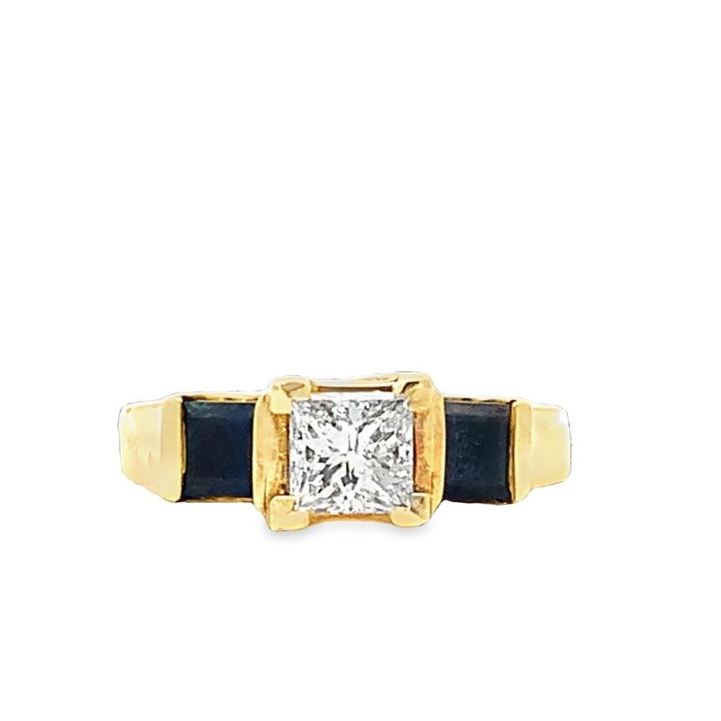 Estate Diamond & Sapphire Engagement Ring Estate Diamond & Sapphire Engagement Ring