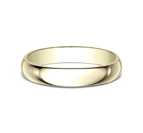 Estate 14k Yellow Gold 4mm Wedding Band SIZE 10.25