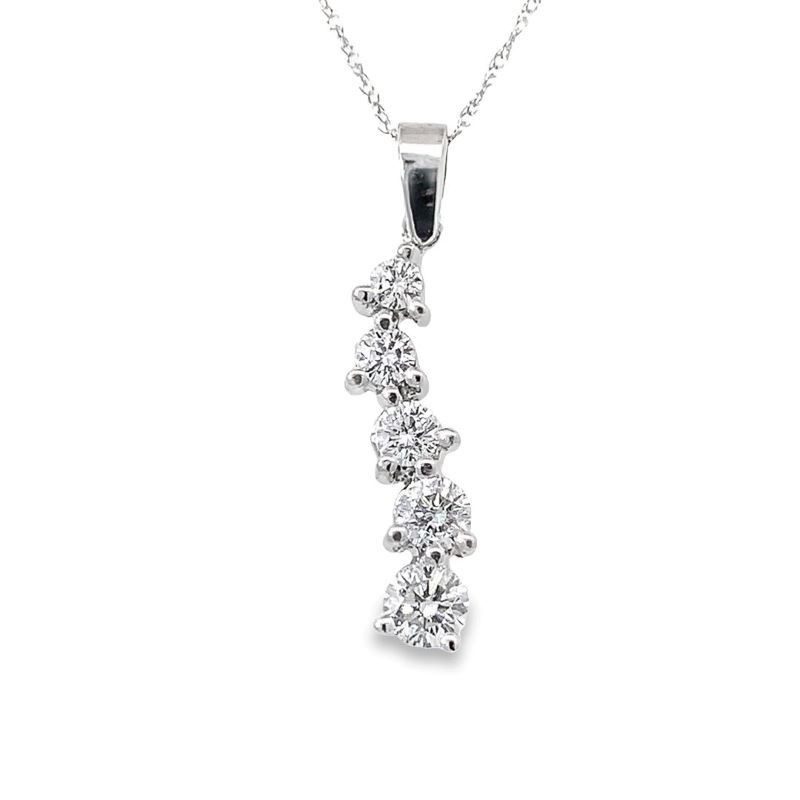 Estate Diamond Journey Pendant Estate Diamond Journey Pendant