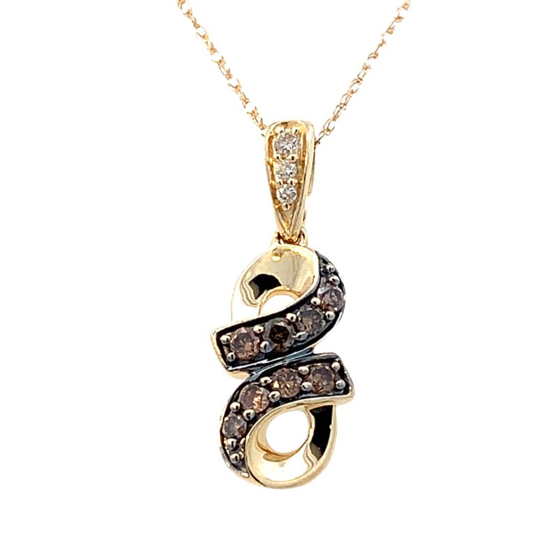 Estate Chocolate Diamond Pendant Estate Chocolate Diamond Pendant