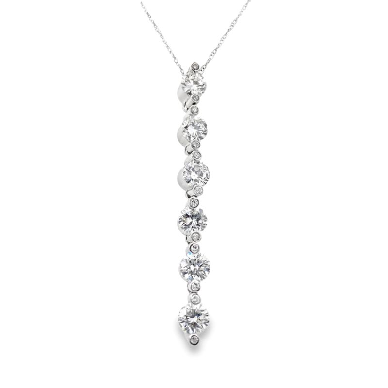Estate Diamond Journey Pendant