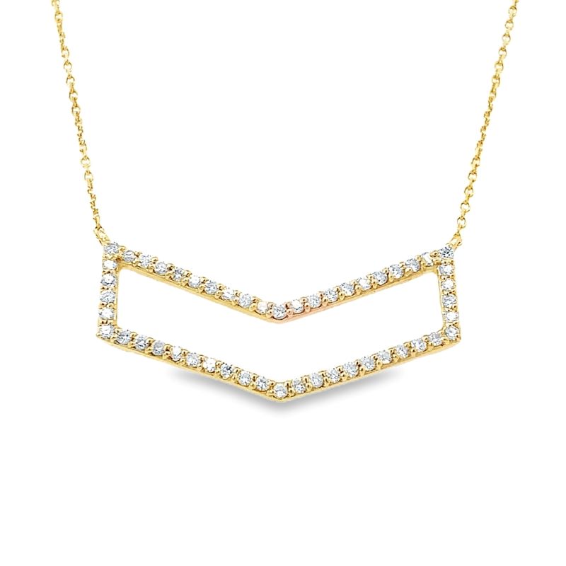 Estate Chevron Diamond Necklace Estate Chevron Diamond Necklace