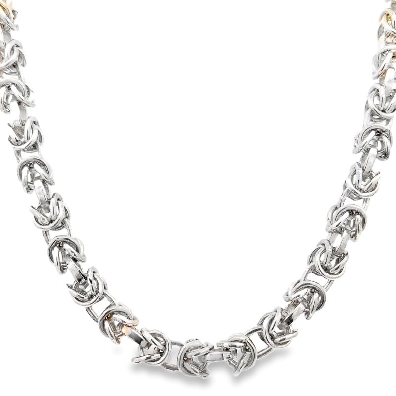 Estate Silver Byzantine Chain Estate Silver Byzantine Chain