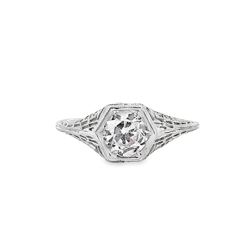Estate18k White Gold Vintage Ring Estate18k White Gold Vintage Ring